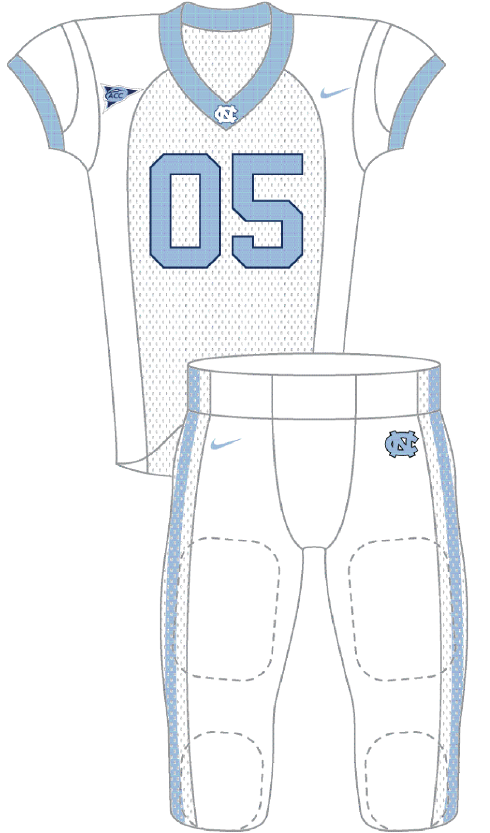 North Carolina 2005 White Uniform