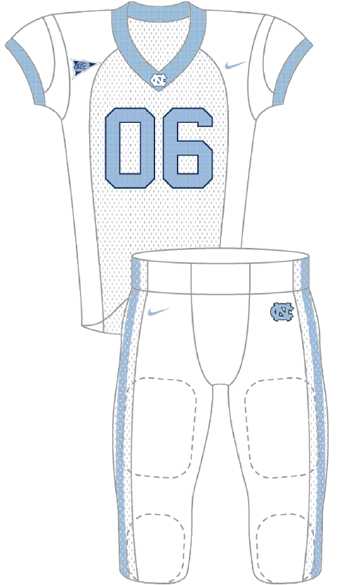 North Carolina 2013 White Uniform