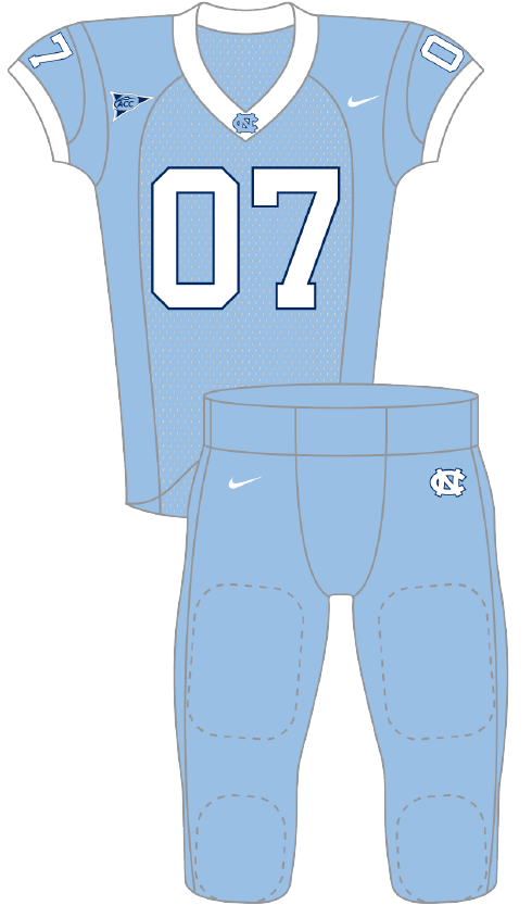 North Carolina 2007 Blue Uniform