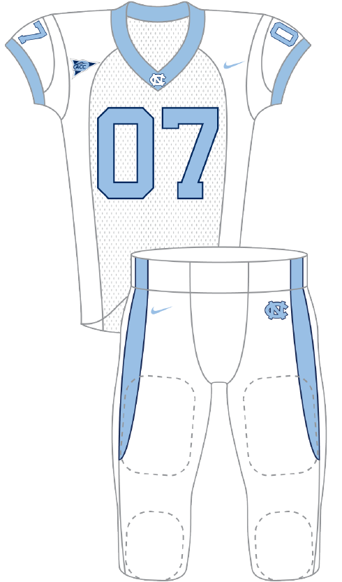 North Carolina 2007 White Uniform