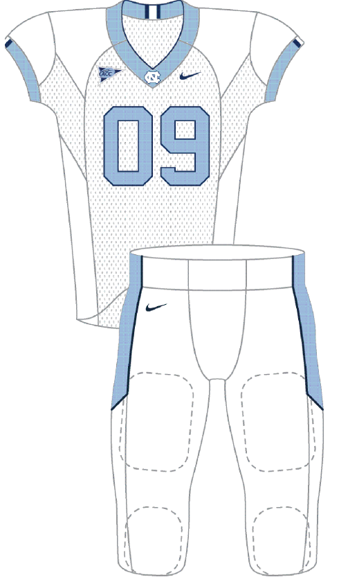 North Carolina 2013 White Uniform