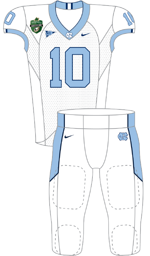 North Carolina 2013 White Uniform