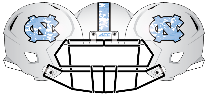 North Carolina 2014 Camo Helmet