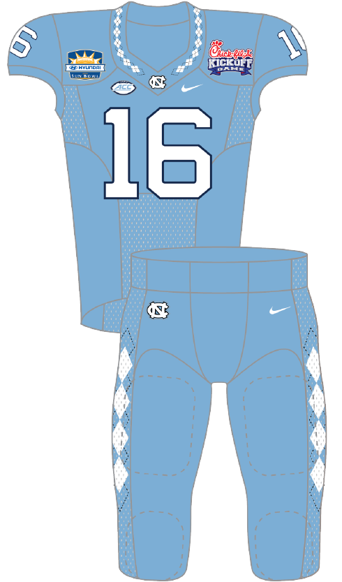 North Carolina 2016 Blue Uniform