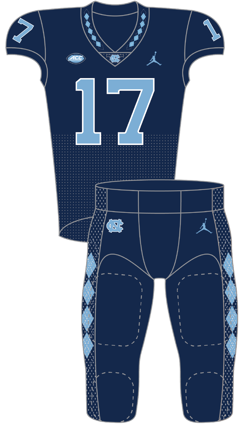 North Carolina 2017 Navy Uniform