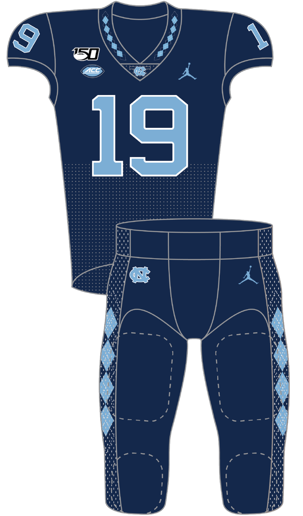 North Carolina 2019 Navy Uniform