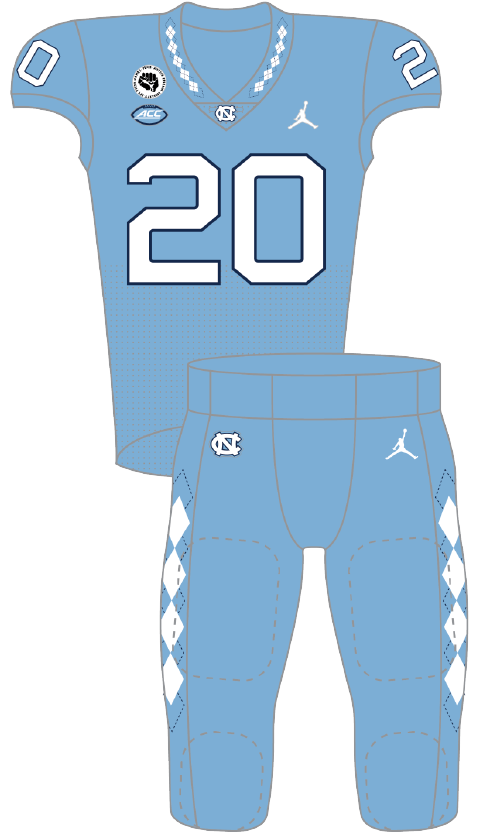 North Carolina 2020 Blue Uniform