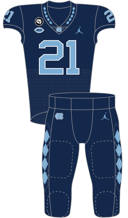 North Carolina 2021 Navy Uniform