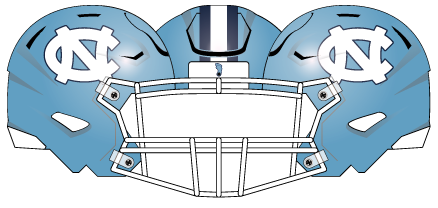 North Carolina 2021 Fauxback Helmet