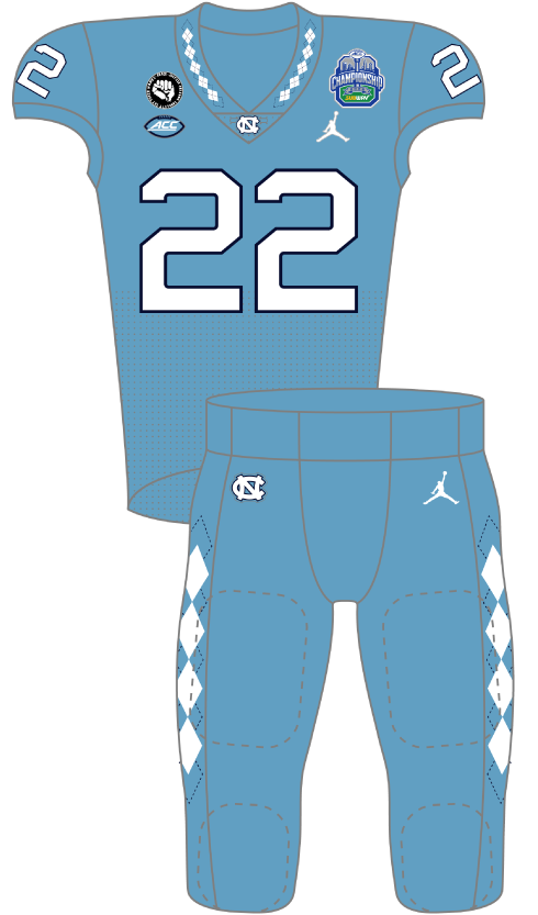 North Carolina 2022 Blue Uniform