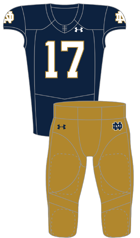 Notre Dame 2017 Blue