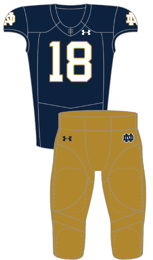 Notre Dame 2018 Blue