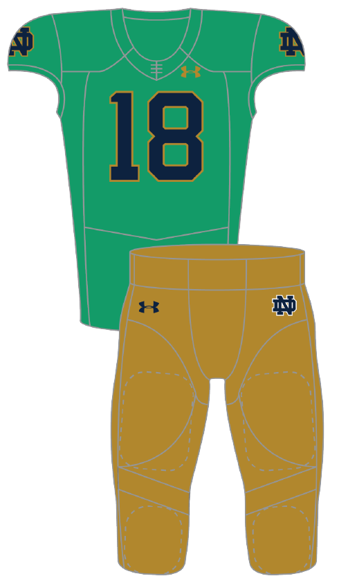 Notre Dame 2018 Shamrock