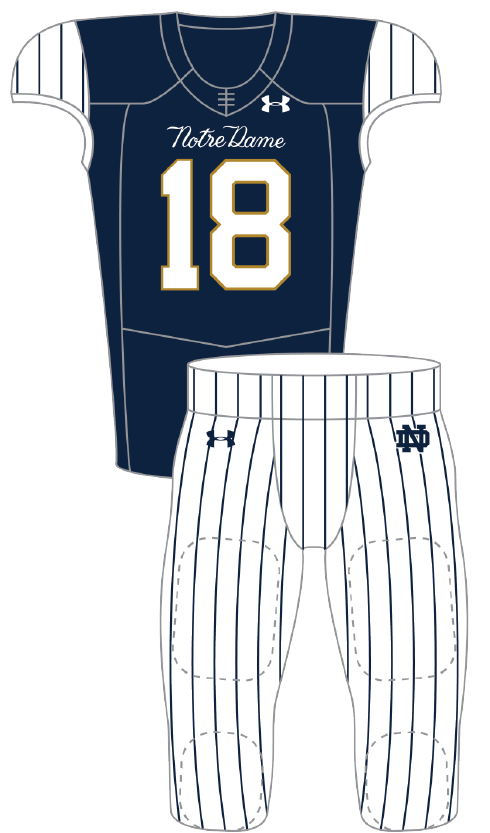 Notre Dame 2018 Pinstripe