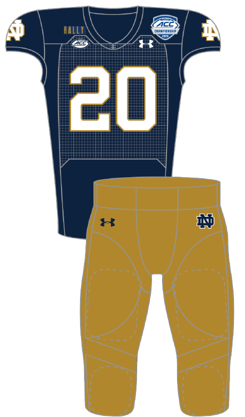 Notre Dame 2020 Blue