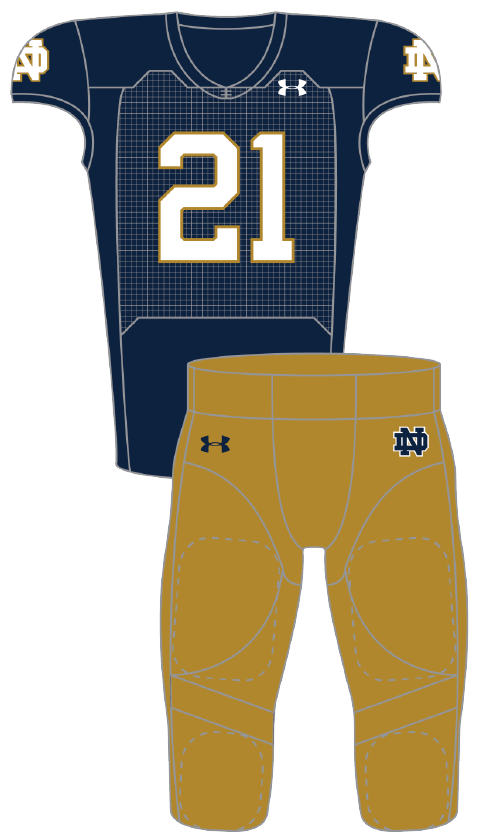 Notre Dame 2021 Blue