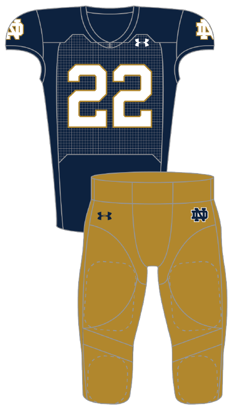 Notre Dame 2022 Blue