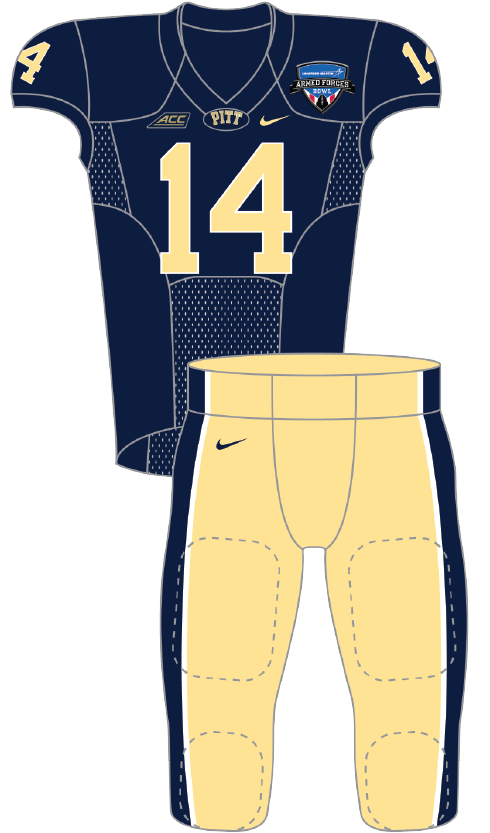 Pittsburgh 2014 Blue Uniform