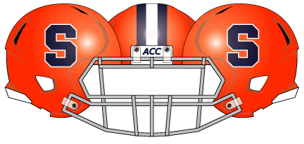 Syracuse 2013 Helmet Orange
