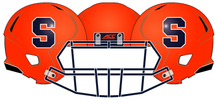 Syracuse 2014 Helmet Orange