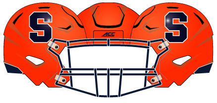 Syracuse 2015 Helmet Orange