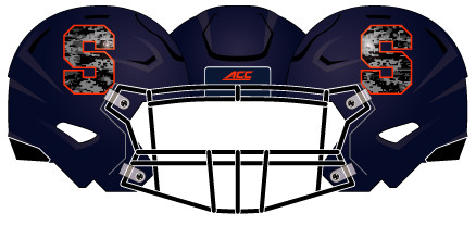 Syracuse 2016 Helmet Blue Camo