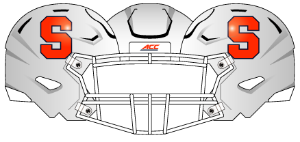 Syracuse 2017 Helmet White White