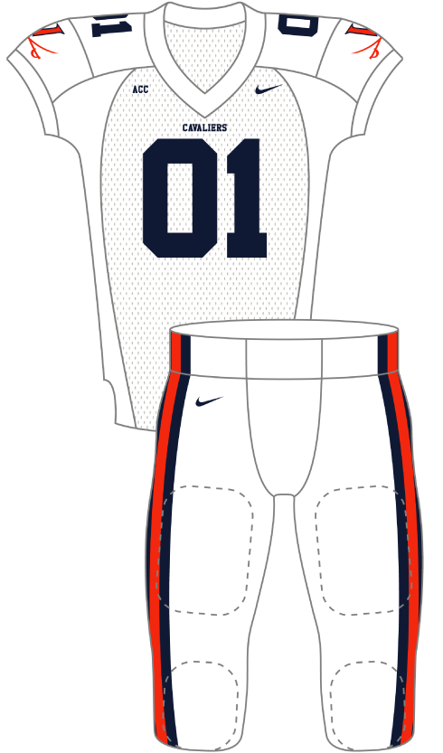 Virginia 2001 White Uniform