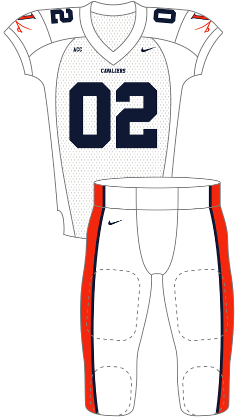 Virginia 2002 White Uniform