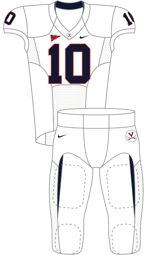 Virginia 2010 White Uniform