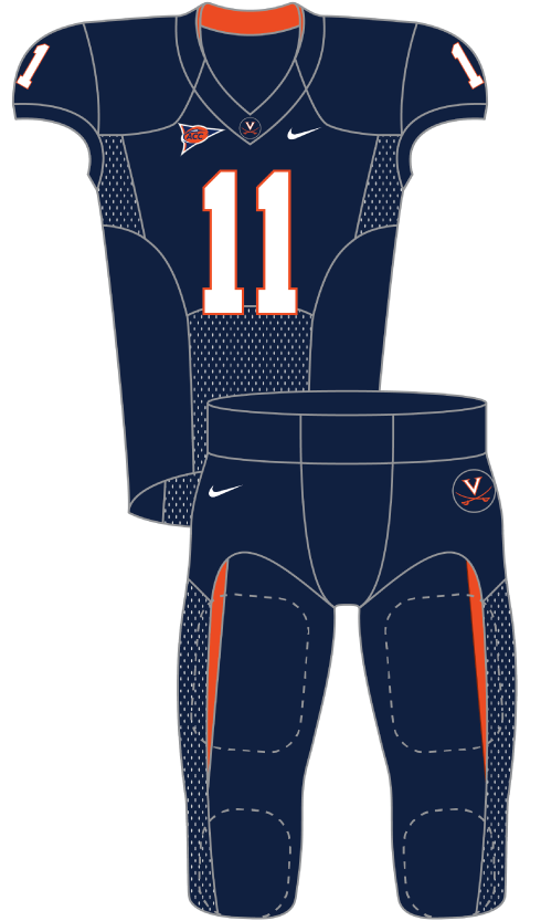 Virginia 2011 Blue Uniform