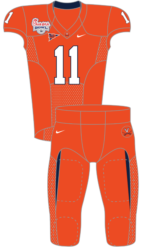 Virginia 2011 Orange Uniform