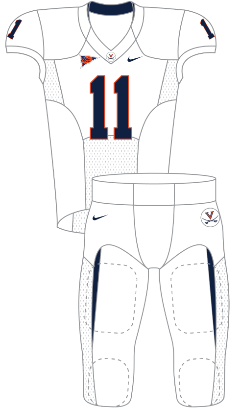 Virginia 2011 White Uniform