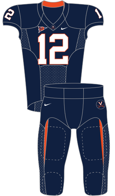 Virginia 2012 Blue Uniform