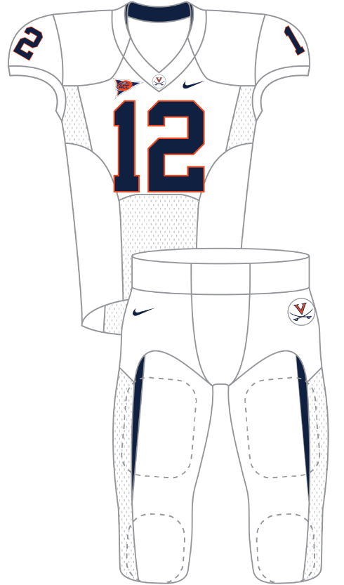 Virginia 2012 White Uniform