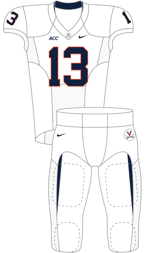 Virginia 2013 White Uniform