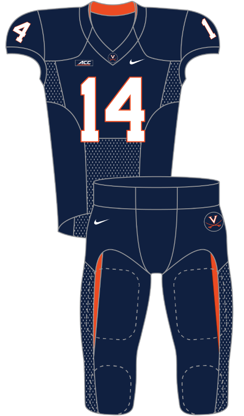 Virginia 2014 Blue Uniform