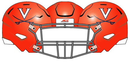 Virginia 2015 Orange Helmet