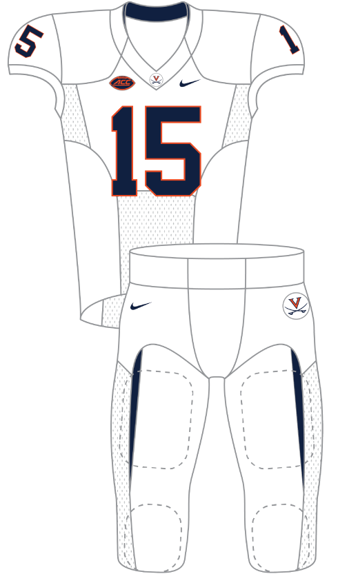 Virginia 2015 White Uniform