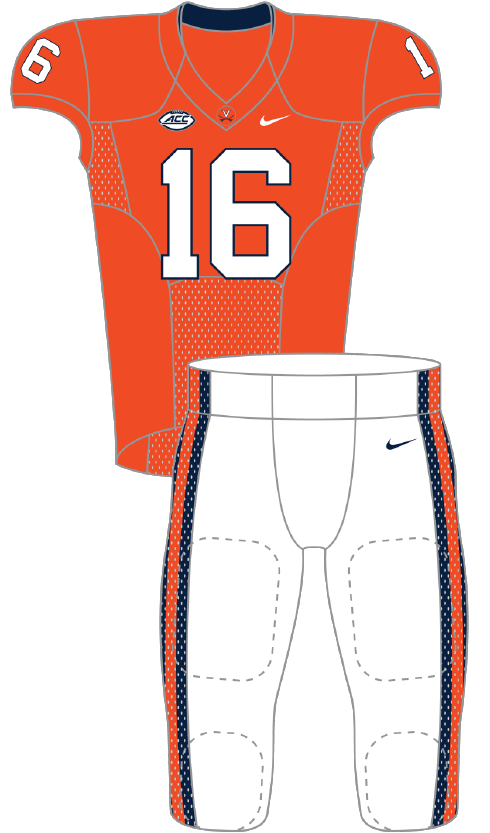 Virginia 2016 Orange Uniform
