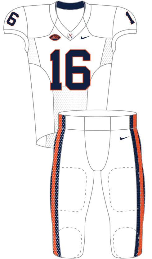 Virginia 2016 White Uniform