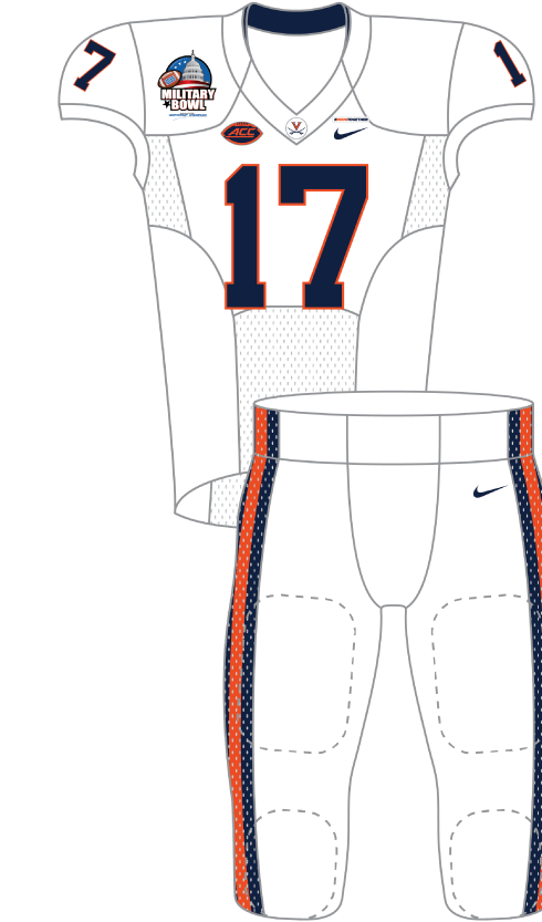 Virginia 2017 White Uniform