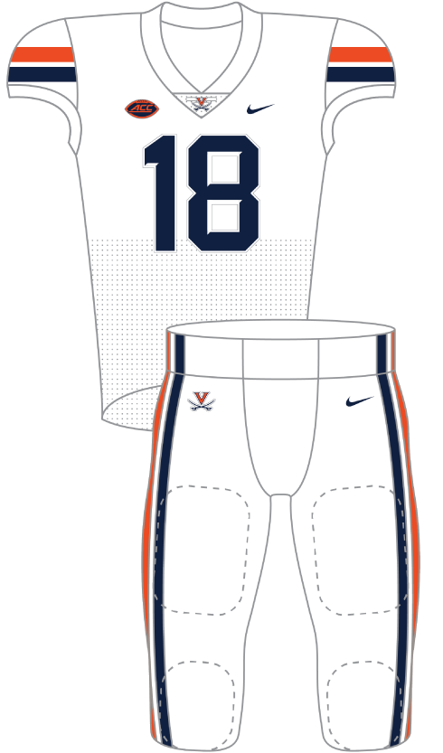 Virginia 2018 White Uniform