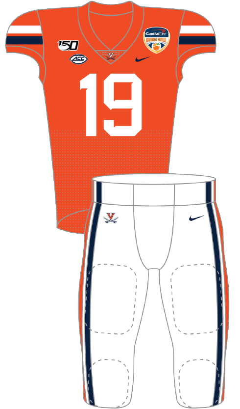 Virginia 2019 Orange Uniform