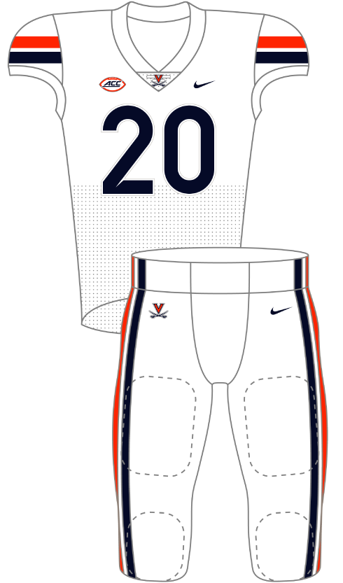 Virginia 2020 White Uniform