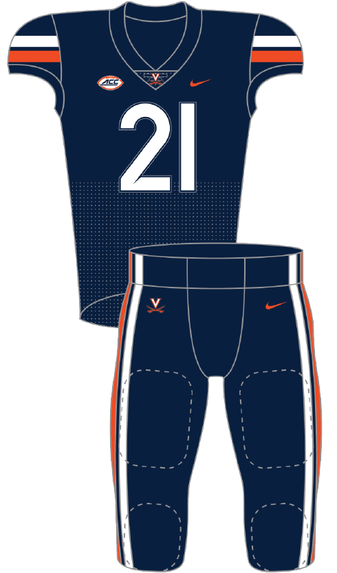 Virginia 2021 Blue Uniform