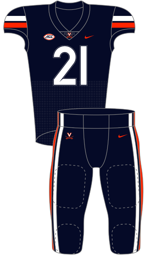 Virginia 2021 Blue Uniform