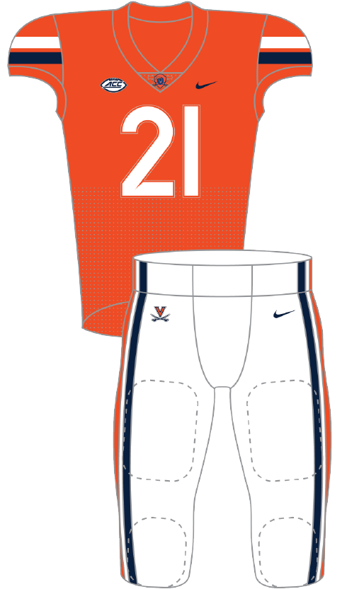 Virginia 2021 Orange Uniform