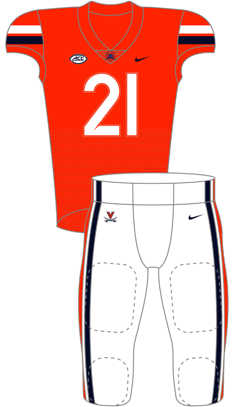 Virginia 2021 Orange Uniform