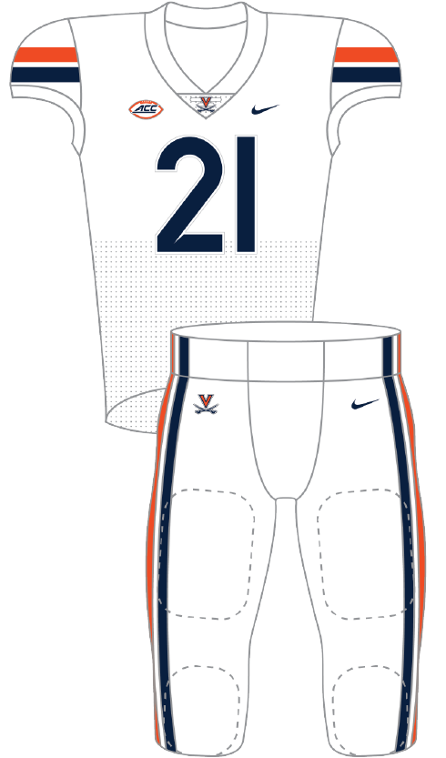 Virginia 2021 White Uniform